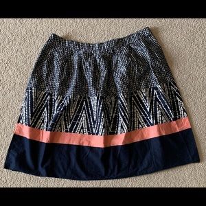 Blue and Pink George Skirt